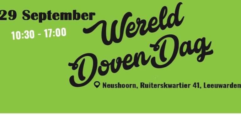 Feest: 60 jaar WereldDovenDag, en nu?