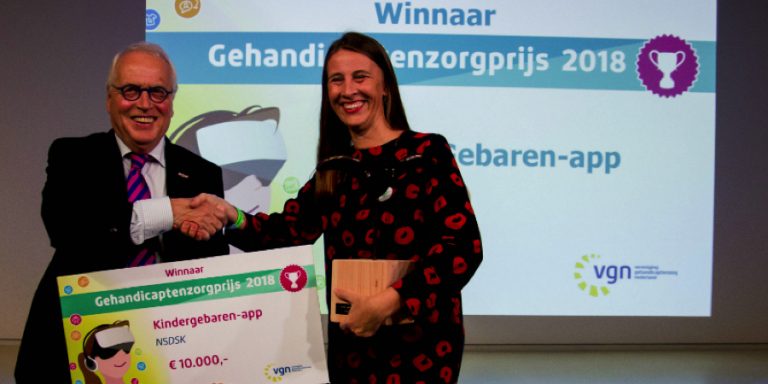 Kindergebaren-app wint Gehandicaptenzorgprijs 2018