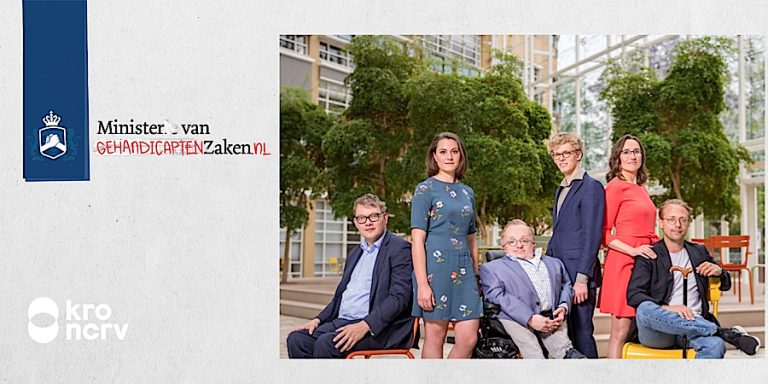 Stemmen voor de Minister van Gehandicaptenzaken!