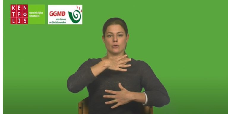 Ontspanningsoefeningen in gebarentaal