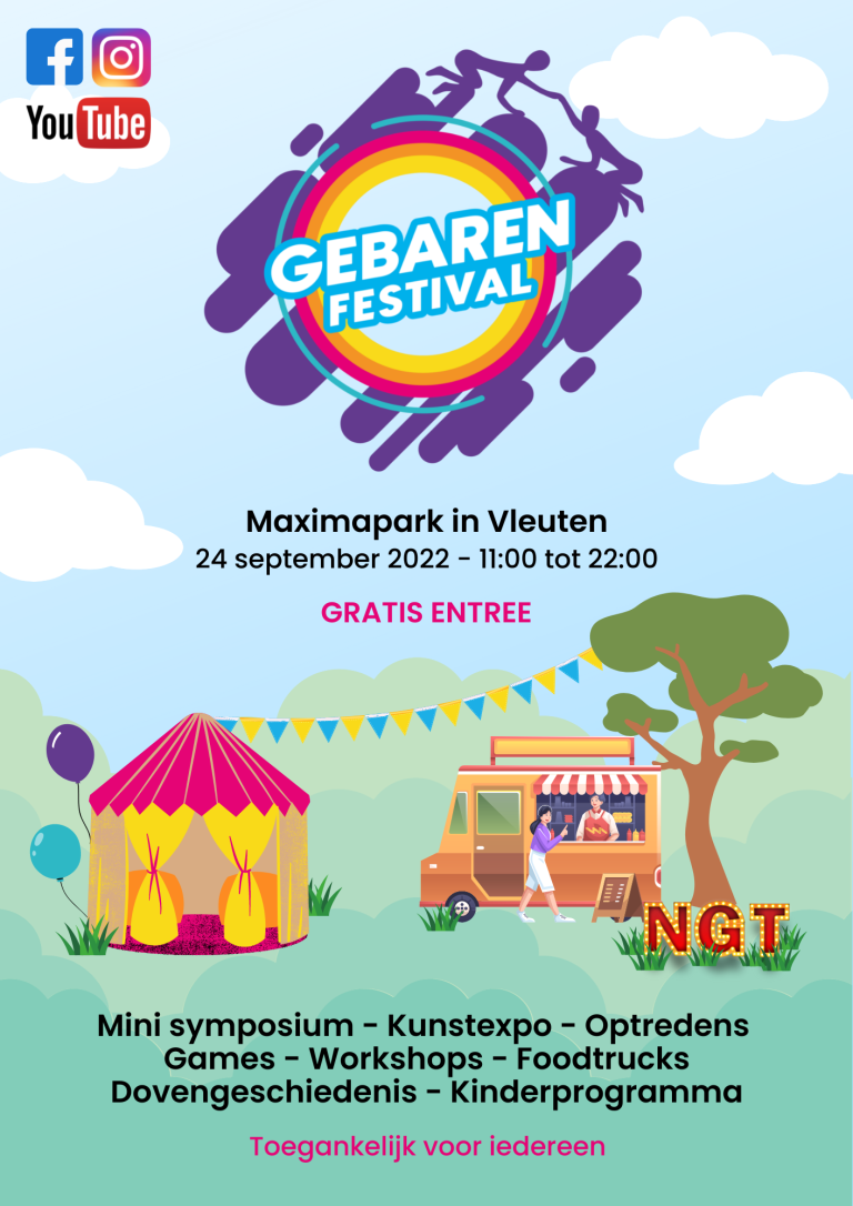 Flyer Gebarenfestival