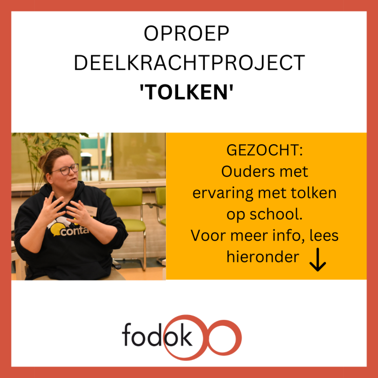 Gezocht: ouders met ervaring met tolken op school